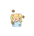 動けるみのりちゃん。（個別スタンプ：6）