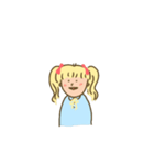 動けるみのりちゃん。（個別スタンプ：8）