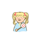 動けるみのりちゃん。（個別スタンプ：10）