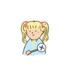 動けるみのりちゃん。（個別スタンプ：11）