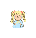 動けるみのりちゃん。（個別スタンプ：12）