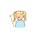 動けるみのりちゃん。（個別スタンプ：14）