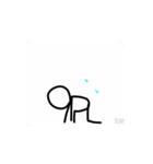 ずっと走ってる棒人間（個別スタンプ：1）