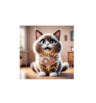 ❤️動く❤️かわいい犬❤️猫スタンプ❤️（個別スタンプ：1）