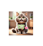 ❤️動く❤️かわいい犬❤️猫スタンプ❤️（個別スタンプ：3）
