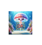 ❤️動く❤️海❤️海の生き物スタンプ❤️（個別スタンプ：1）