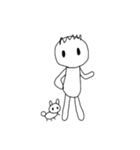 [アレンジ用]僕とウサギのう～（個別スタンプ：13）