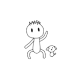 [アレンジ用]僕と犬のジョン（個別スタンプ：10）