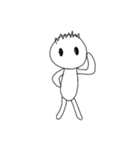 [アレンジ用]僕は落書き（個別スタンプ：3）