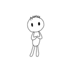 [アレンジ用]僕は落書き（個別スタンプ：16）