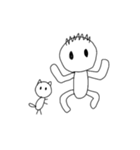 [アレンジ用]僕と猫のミィー（個別スタンプ：5）