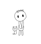 [アレンジ用]僕と猫のミィー（個別スタンプ：11）