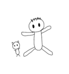 [アレンジ用]僕と猫のミィー（個別スタンプ：15）