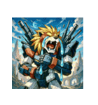 史上最強！ウェポン獅子（個別スタンプ：34）