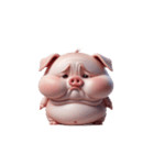 ピンクぶたは寝転んでだらけたいだけ（個別スタンプ：26）