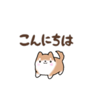 【動く】まるまる豆柴の挨拶・喜びスタンプ（個別スタンプ：2）