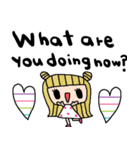 nenerin日常会話スタンプ353英語気遣い（個別スタンプ：32）