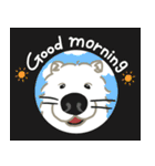 いやしの日常 サモエド編（個別スタンプ：1）