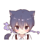【初代リメイク】ツンデレ猫耳少年（個別スタンプ：2）
