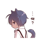 【初代リメイク】ツンデレ猫耳少年（個別スタンプ：5）