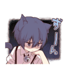 【初代リメイク】ツンデレ猫耳少年（個別スタンプ：10）