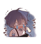 【初代リメイク】ツンデレ猫耳少年（個別スタンプ：21）
