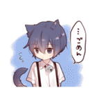 【初代リメイク】ツンデレ猫耳少年（個別スタンプ：24）