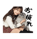 (煽り返信)毒舌美女とアザラシ♡毎日便利（個別スタンプ：5）