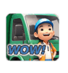 ゴミ収集車が巡回中 2（個別スタンプ：28）