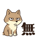 サンドくん40: 真顔キツネ日常（個別スタンプ：1）