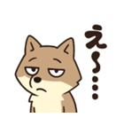 サンドくん40: 真顔キツネ日常（個別スタンプ：9）