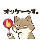 サンドくん40: 真顔キツネ日常（個別スタンプ：30）