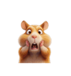 【ビックリする動物達 2】（個別スタンプ：10）