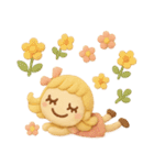 ぷっくり粘土みたい♡毎日（個別スタンプ：3）
