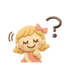 ぷっくり粘土みたい♡毎日（個別スタンプ：13）