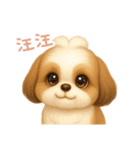 わんで伝えるシーズー TW（個別スタンプ：1）