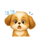 わんで伝えるシーズー TW（個別スタンプ：12）