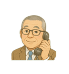 優しいおじいさん（個別スタンプ：5）
