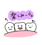 ゆるい歯たちの日常。（カラフル）（個別スタンプ：24）
