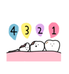 ゆるい歯たちの日常。（カラフル）（個別スタンプ：30）