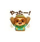 夏服のナマケモノ2（個別スタンプ：8）