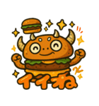 ハンバーガーモンスターのスタンプ（個別スタンプ：11）