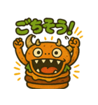 ハンバーガーモンスターのスタンプ（個別スタンプ：27）
