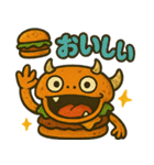 ハンバーガーモンスターのスタンプ（個別スタンプ：29）