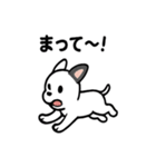 真っ白ボストンテリアの日常（個別スタンプ：17）