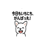 真っ白ボストンテリアの日常（個別スタンプ：25）