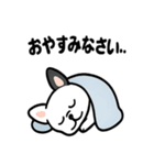 真っ白ボストンテリアの日常（個別スタンプ：39）