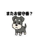 シュナウザーのきもち2（個別スタンプ：27）