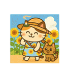 お灸ねこ・姫ちゃんの初夏・梅雨・夏（個別スタンプ：23）