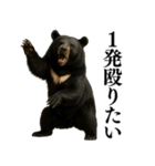 【爆笑】おもしろ台詞リアル熊の日常会話（個別スタンプ：26）